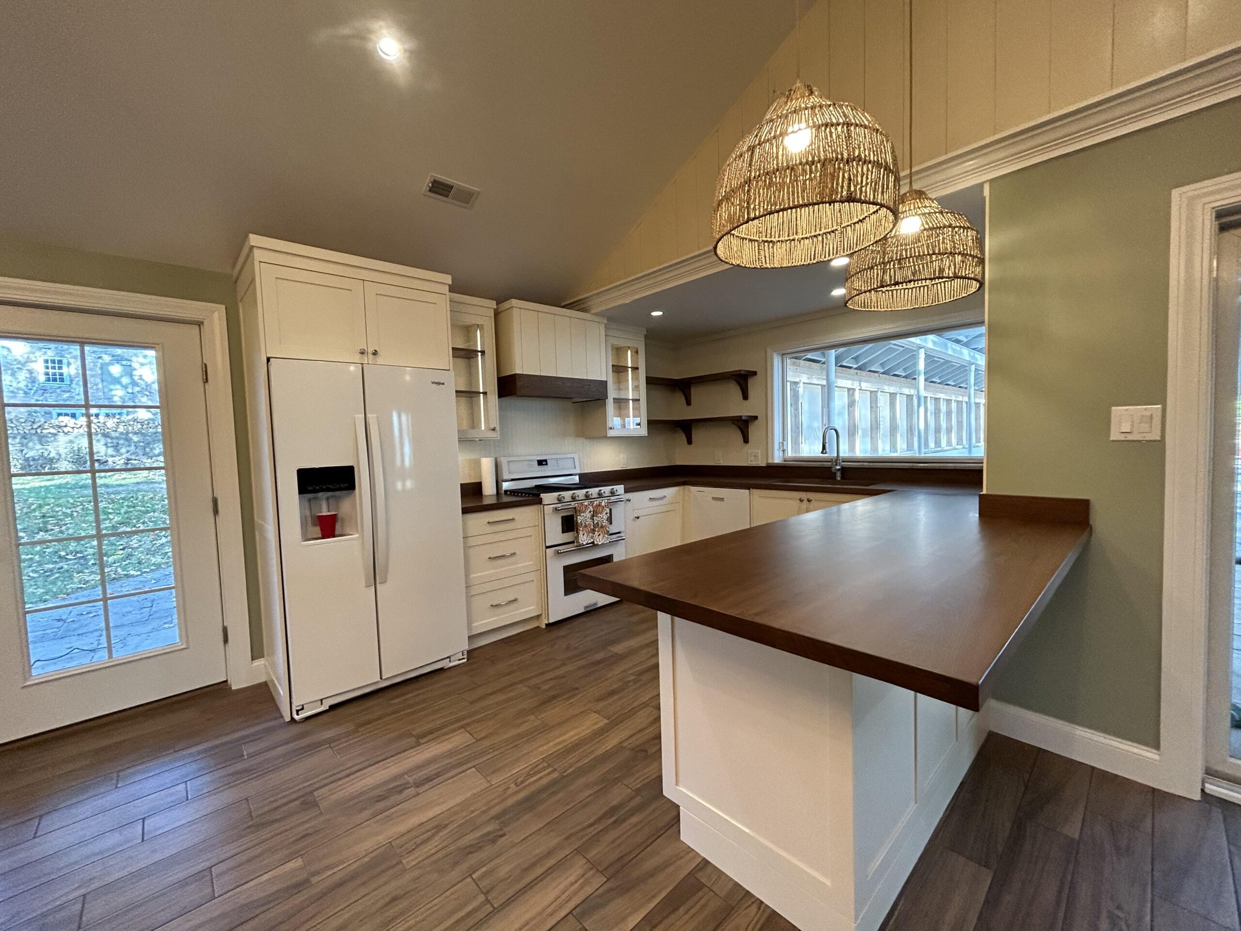 Kitchen Remodel with Wood Countertop